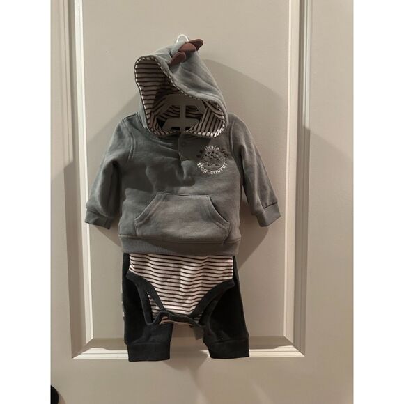 NEW Kids Headquarters Little Stegosaurus 4 Piece Outfit Size 6 Months - Picture 1 of 14